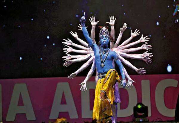 Prince Dance Group showcased the ten incarnations of Vishnu