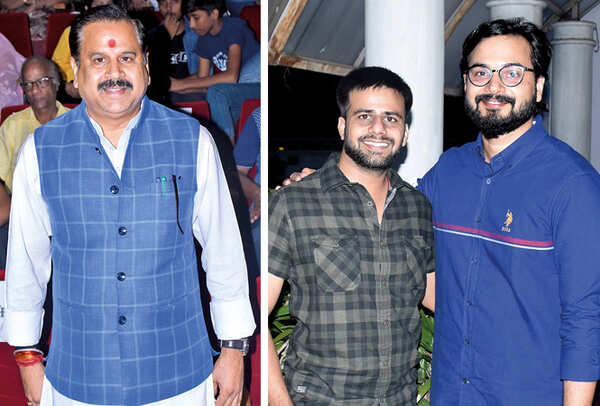 (L) Dr Mahendra Singh (R) Raj Vardhan and Vijit Singh (BCCL/ Vishnu Jaiswal)