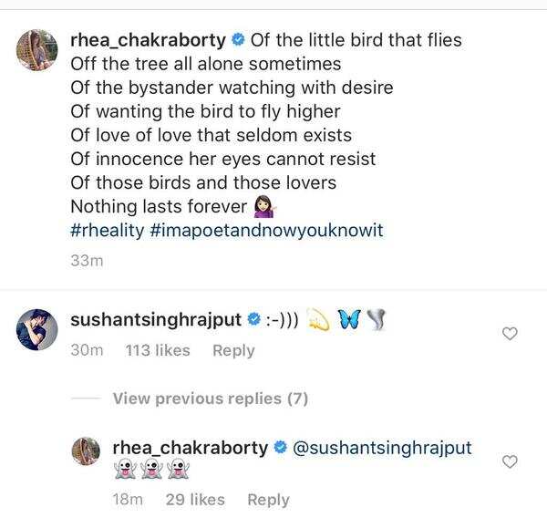 Rhea Sushant.