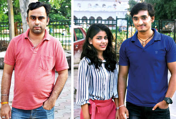(L) Himanshu Bhatia (R) Deepti Gupta and Vikram Singh (BCCL/ Vishnu Jaiswal)