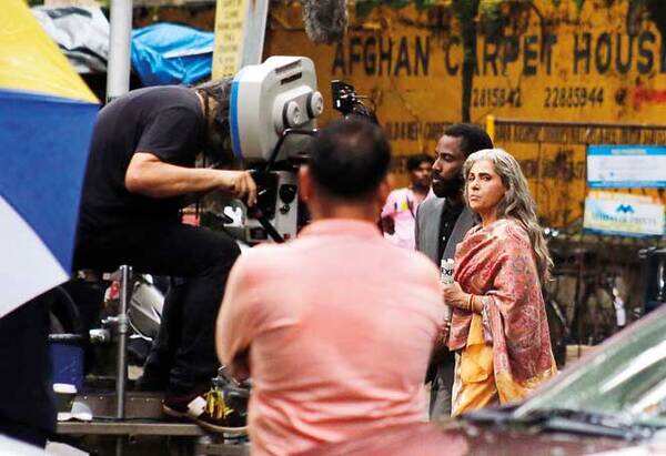 Dimple Kapadia shoot for Christopher Nolan’s upcoming film, Tenet, in Mumbai