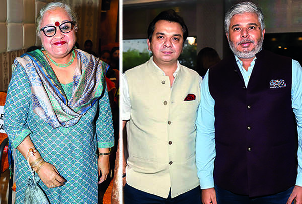 (L) Dr Kirti Narain (R) Gaurav Prakash and Abhishek (BCCL/ Farhan Ahmad Siddiqui and Aditya Yadav)