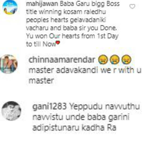 Fans support Baba