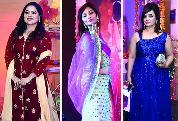 (L) Saloni Kesarwani (C) Shruti Kesarwani (R) Sweety Chawla (BCCL/ Vishnu Jaiswal)