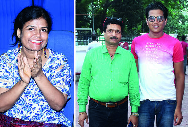 (L) Dr Jayanti Srivastava (R) Ram Kumar and Sameer Srivastava (BCCL/ Vishnu Jaiswal)