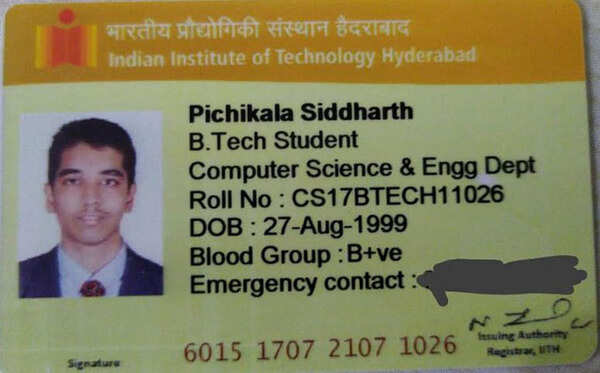 Iit Delhi Id Card
