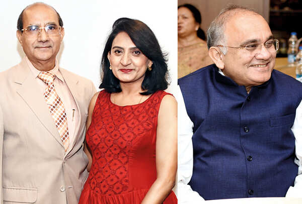 (L) Anis Ansari and Asma Hussain (R) Anup Chandra Pandey (BCCL/ Farhan Ahmad Siddiqui)