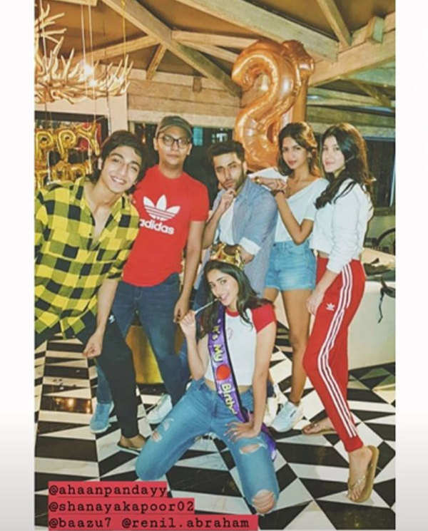 Ananya Panday Raises A Toast To 21, Shares Photos From Her Birthday ...