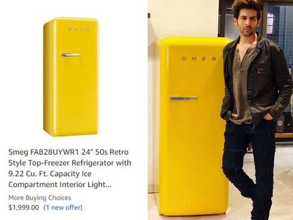 Can you guess the price of Kartik Aaryan's refrigerator? - Times