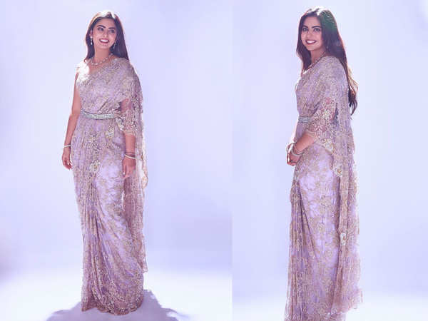 Met Gala 2023: Mukesh Ambani's daughter Isha Ambani ditches gown for a  reimagined satin saree - TheDailyGuardian