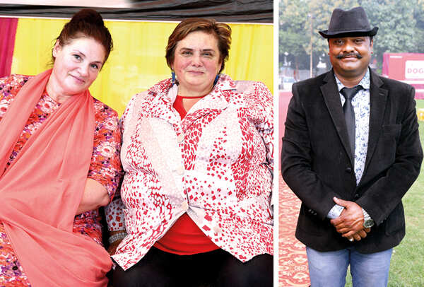 (L) Judges Svirteans Radziuk and Tatsiana Ramanouskaya (R) Alop Ghosh (BCCL/ Aditya Yadav)