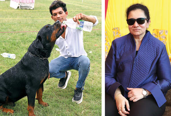 (L) Main Pyaasa Hoon: Deepak, with Dio a Rottwieler (R) Gauri Nargolkar (BCCL/ Aditya Yadav)