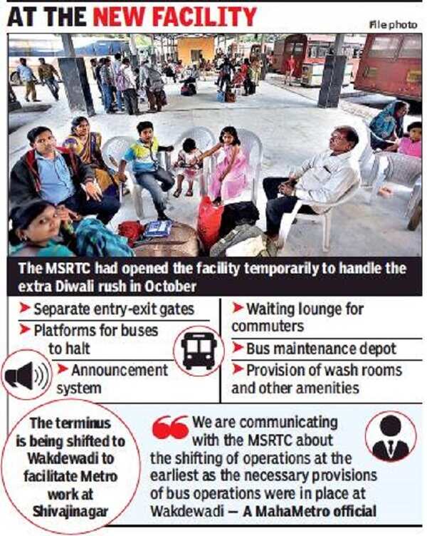 Pune's Wakdewadi ST terminus to be functional from December Pune News