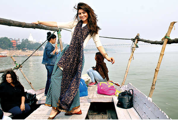 Urvashi Rautela in Varanasi (BCCL/ Arvind Kumar)
