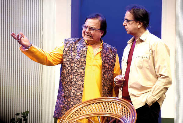 Rakesh Bedi and Anant Mahadevan in a scene from the play