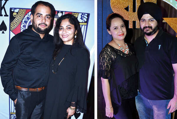 (L) Kartik and Kratika Gambhir (R) Manpreet Kaur and Sarabjeet Singh (BCCL/ IB Singh)