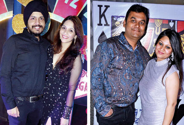 (L) Saurabh and Bhawneet Chawla (R) Ashish and Neha Agarwal (BCCL/ IB Singh)
