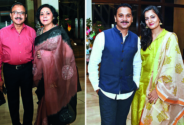 (L) Mukul and Nivedita Singhal (R) Namit Das and Shruti Vyas (BCCL/ Farhan Ahmad Siddiqui)