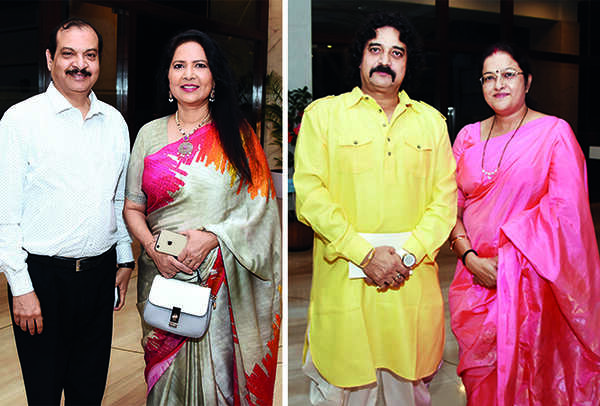 (L) Praveer and Sadhna Kumar (R) RP Singh and Dr Mandvi Singh (BCCL/ Farhan Ahmad Siddiqui)
