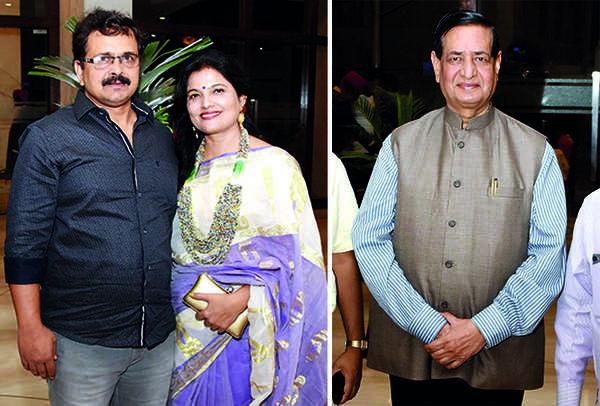 (L) Vibhav and Shraddha Shukla (R) VK Dixit (BCCL/ Farhan Ahmad Siddiqui)