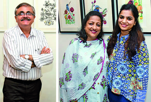 (L) Alok Dalmia (R) Deepa and Shilpi (BCCL/ Vishnu Jaiswal)