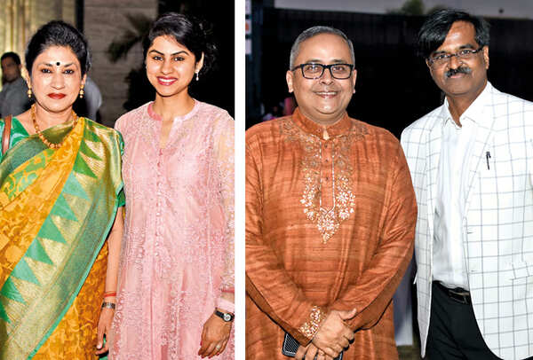 (L) Dr Anita Bhatnagar and Anushree Jain (R) Jayant Krishna and Anuj (BCCL/ Farhan Ahmad Siddiqui)