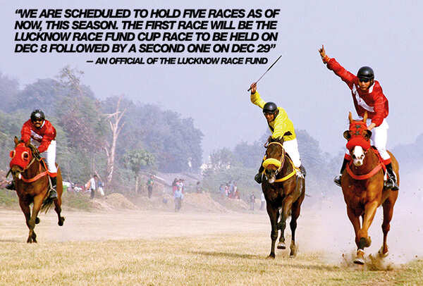 Horses racing at the Lucknow Race Course (BCCL)
