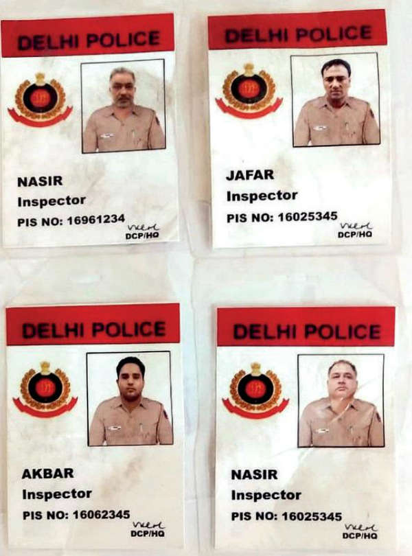 delhi police id card format