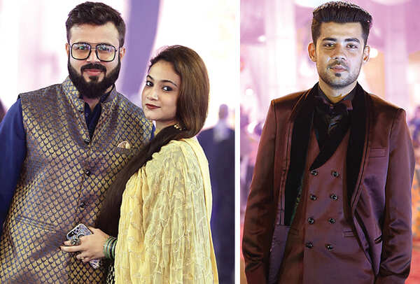 (L) Amaan Ullab and Aamna Rehan (R) Shahzeb Hussain (BCCL/ Aditya Yadav)