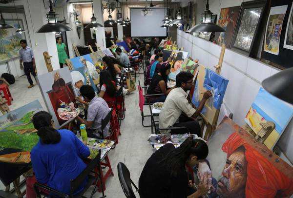 An art marathon for budding artists - Times of India