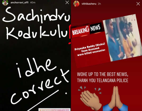 Hyderabad Murder Case Encounter: From Lasya Manjunath to Nagarjuna ...