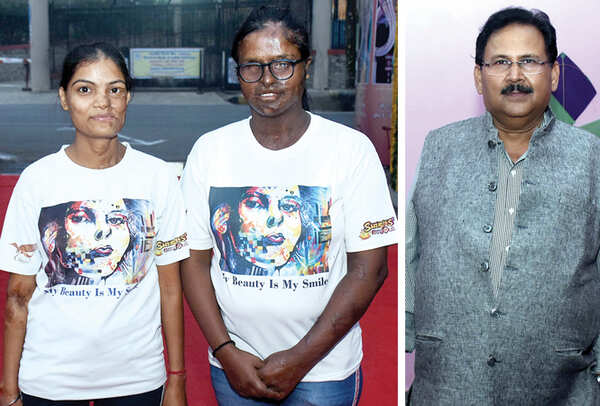 (L) Kunti Soni and Rupali Vishwakarma (R) Ramesh Chandra Gupta (BCCL/ Vishnu Jaiswal)