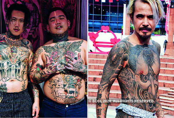 Joker, Osama, Mr Bean: Look who were spotted at the tattoo festival in Delhi  | Delhi News - Times of India