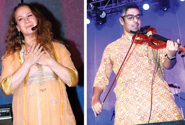 (L) Kristin Hoffmann (R) Mukund Ramaswamy (BCCL/ Unmesh Pandey)