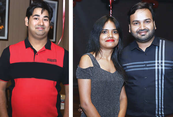 (L) Tanmay Pradeep (R) Anamika and Dr Mukesh Maurya (BCCL/ Aditya Yadav)