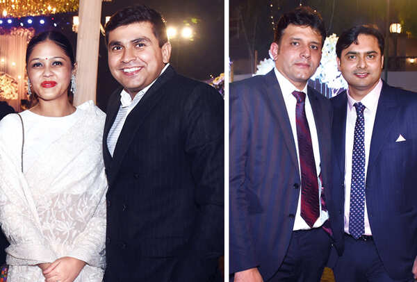 (L) Nikita Garg and Sumit Wadhwa (R) Arpit and Ankit (BCCL/ Vishnu Jaiswal)