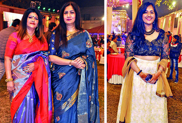(L) Richa Balan and Jaya Sharma (R) Shasha Mishra (BCCL/ AS Rathor)