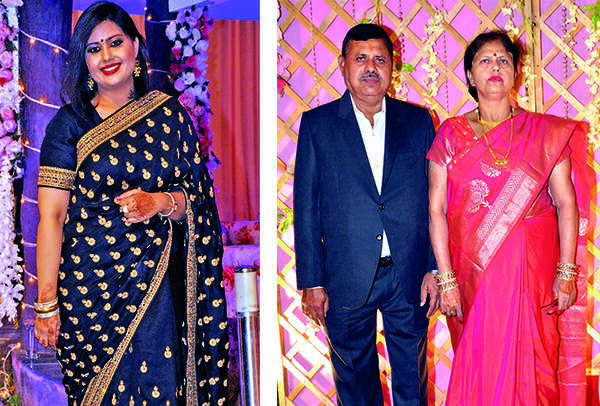 (L) Shivangi Mishra (R) Umesh and Pratima Diwedi (BCCL/ AS Rathor)