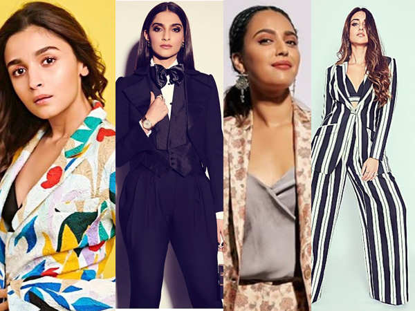 From Alia Bhatt to Sonam Kapoor: Suit up in style like these Bollywood ...