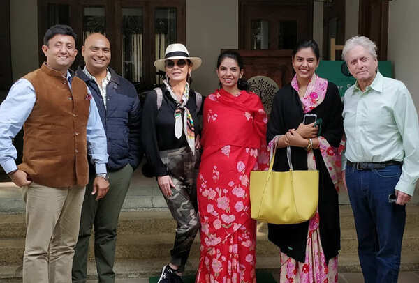 Catherine Zeta-Jones and Michael Douglas in Udaipur