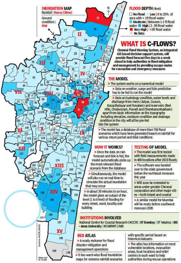 Chennai weather: 30cm of rainfall in a day could flood most parts of ...