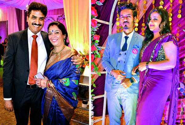 (L) Pawan and Geeta Vijay (R) Sarthak Srivastava and Kritika Srivastava (BCCL/ IB Singh)