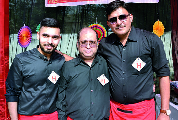(L-R) Vansh Arora, Umang Prasurampuria and Ajay Agarwal (BCCL/ IB Singh)