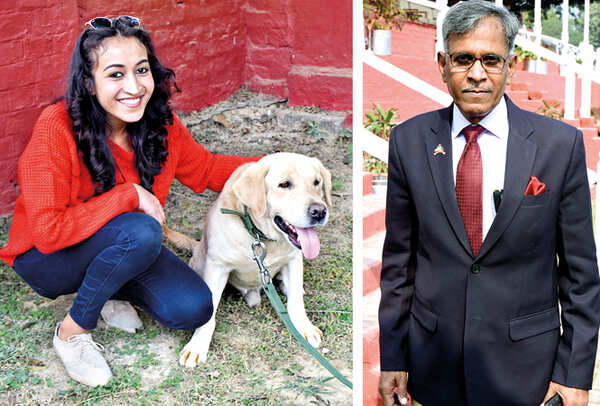 (L) Arpita and Manan (R) Lt Col Frederick B Appadurai (BCCL/ Farhan Ahmad Siddiqui)