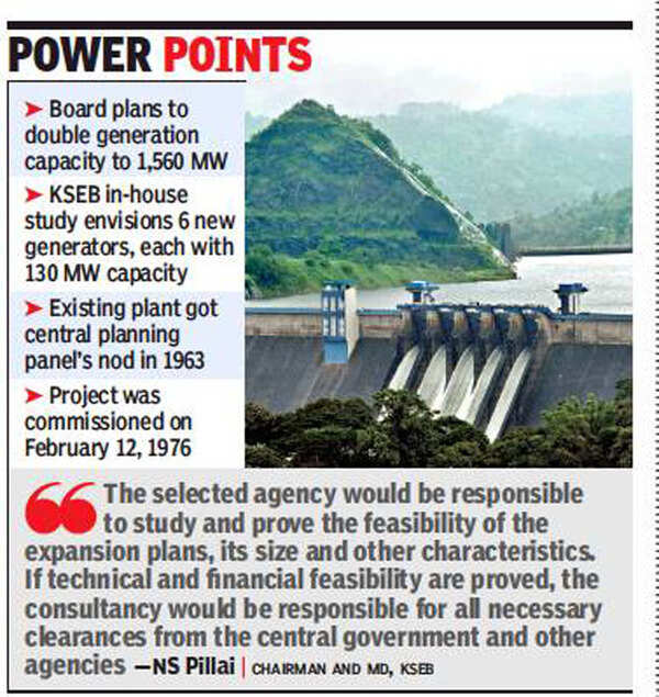 New Idukki hydel plan gets moving Thiruvananthapuram News Times of
