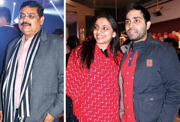 (L) Naveen Kapoor (R) Namrata and Aditya (BCCL/ Arvind Kumar)