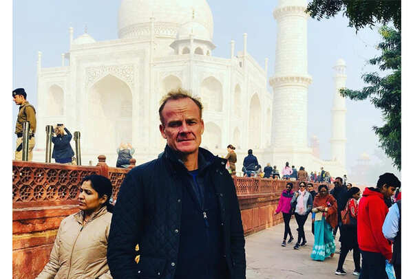 Alistair Petrie at Taj Mahal