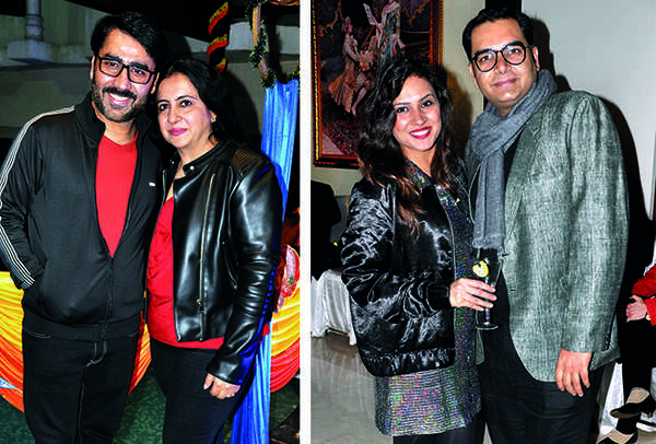 (L) Narendra and Priyanka Bhatia (R) Priya and Somesh Bhatia (BCCL/ AS Rathor)