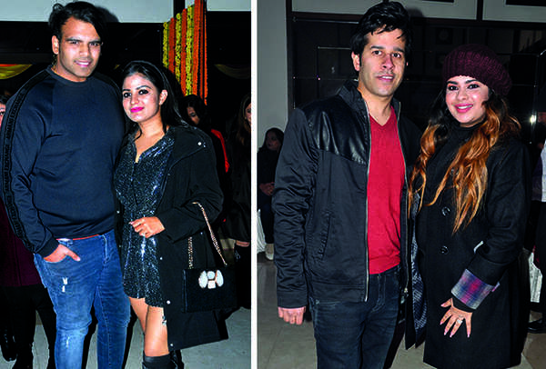 (L) Raghav and Shweta Bhandoh (R) Rohit and Eshika Bhatia (BCCL/ AS Rathor)