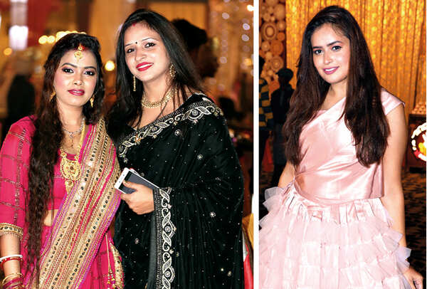 (L) Riddhima and Swati Singh (R) Saavi Chauhan (BCCL/ Aditya Yadav)